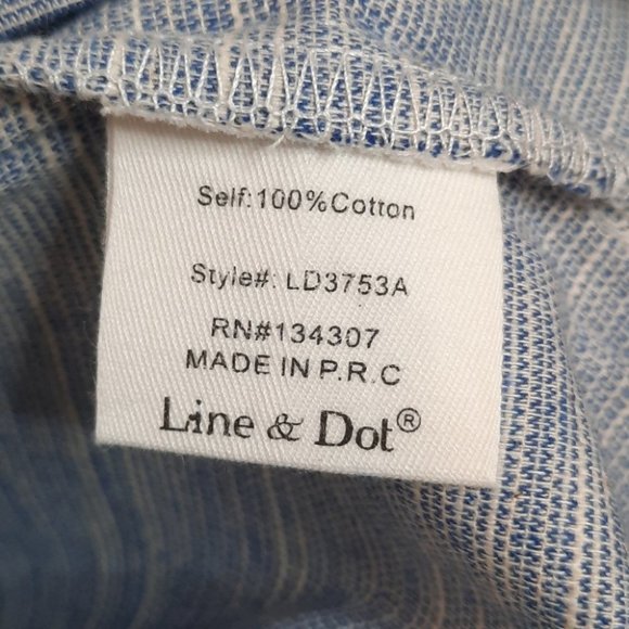 LINE & DOT Riel Self Tie Woven Mini Shift Dress - Picture 8 of 8